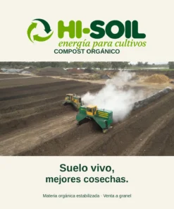 Compost orgánico Hi-Soil: suelo vivo, mejores cosechas